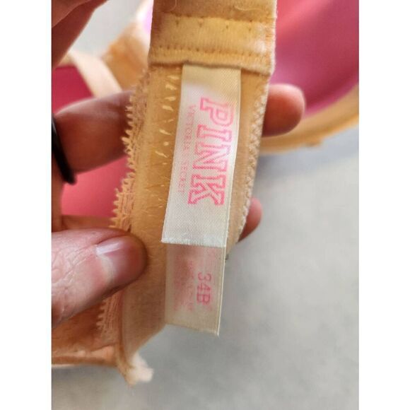 Victoria's Secret PINK Strapless Bra Size 34B Zebra Leopard Print - Picture 3 of 4